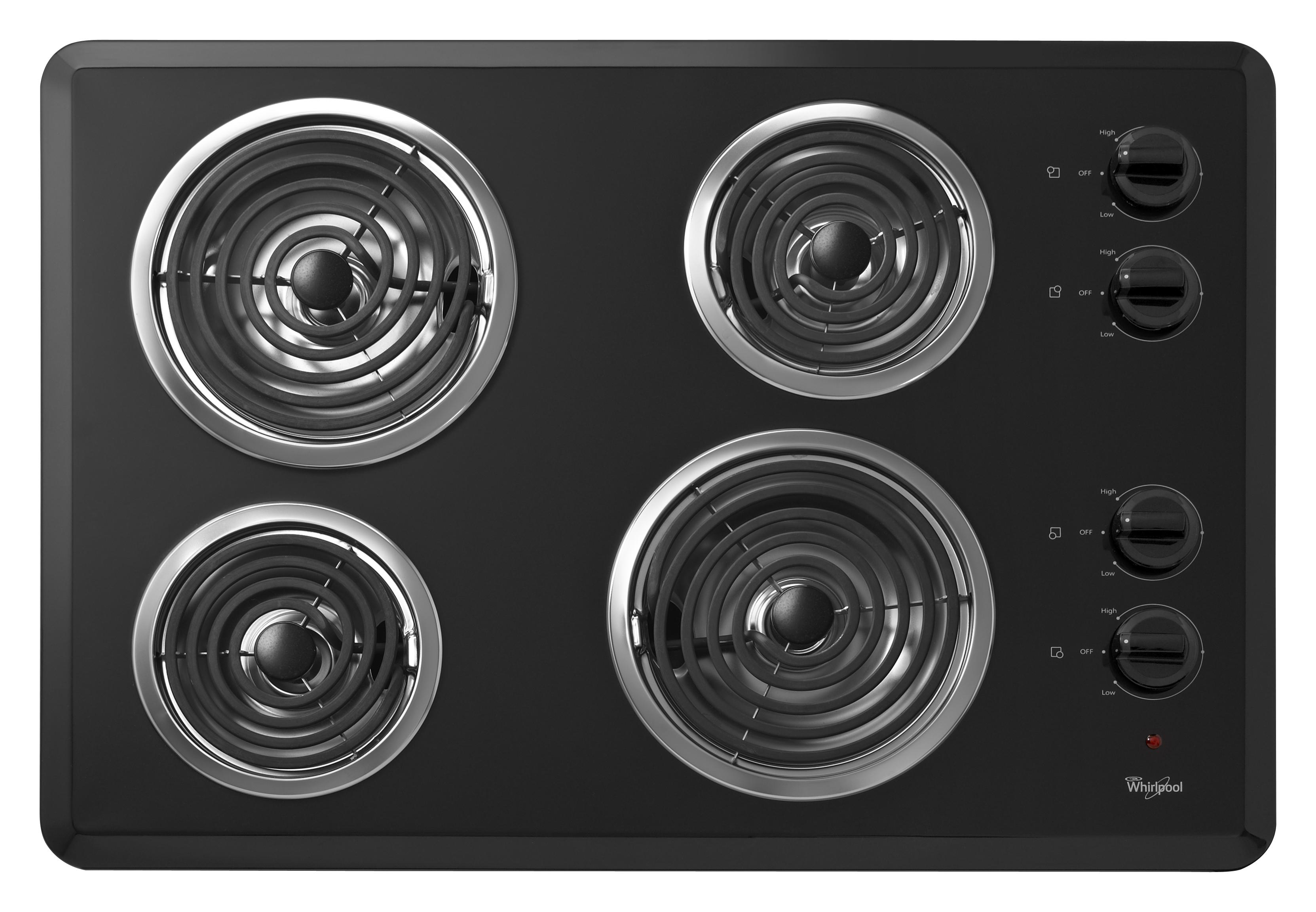 Black shop electric cooktop